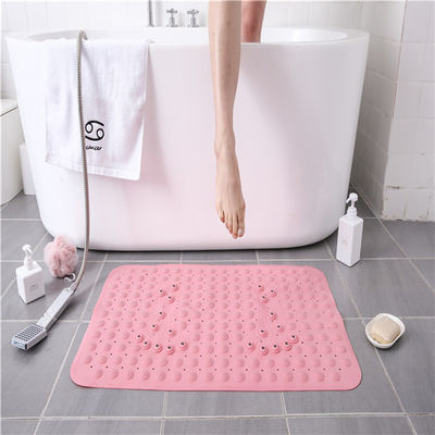Customized Print ODM 450g PVC Bath Mat Shower Tub Mat